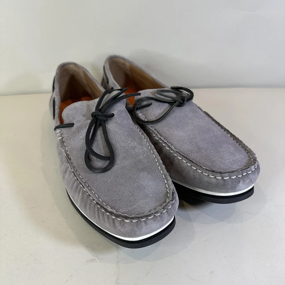 Thomas & Vine Sadler Shoes Mens Size 13 Suede Leather Moccasin Loafer